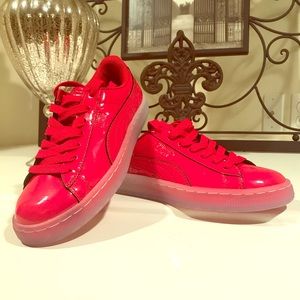 puma creepers clear bottom